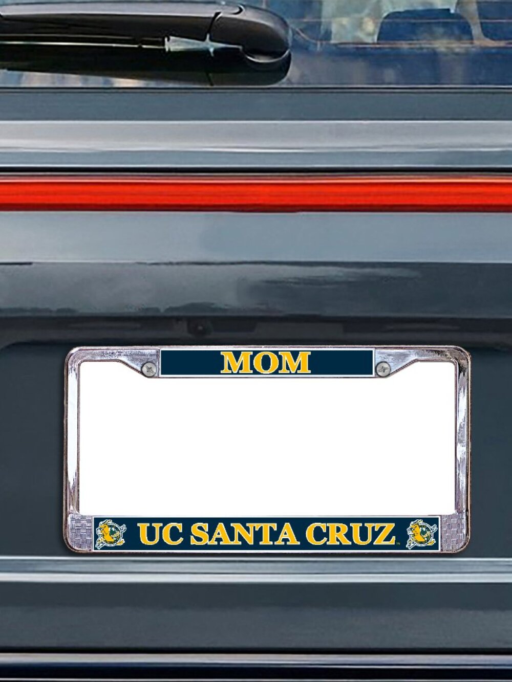 UC Santa Cruz MOM Metal License Plate Frame (Officially Licensed Product)